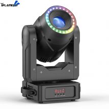 Yiflamefly 120W LED Luci da palcoscenico a testa mobile con 7 GOBO 7 colori 3 prisma RGBW DMX512 per bar discoteca illuminazione di concerti di nozze