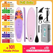 Feath-R-Lite 11' Sup Board Nadmuchiwana deska surfingowa Stand Up Paddle Board Nadmuchiwana deska wiosłowa Sup z akcesoriami