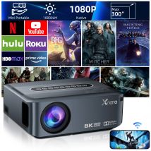 Xnano X1 Projektor unterstützt 4K Native 1920*1080P Full HD Auto Korrektur Android WiFi Bluetooth Heimkino Tragbarer Projektor