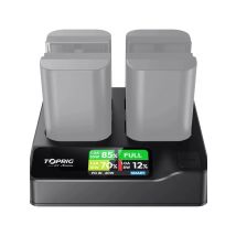 Accsoon Toprig 2400mAh LP-E6 LP E6 LPE6 LP E6N Battery for Canon 5D Mark II III 7D 60D EOS 6D 70D 80D EOS 5DS R No Pop-ups