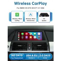 Wireless CarPlay Android Auto for BMW X5 E70 X6 E71 2011-2013 X1 E84 2009-2015 CIC With Mirror Link AirPlay Car Play Functions