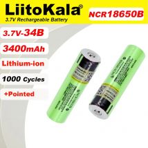 Gorący Liitokala oryginalny NCR18650B 3.7v 3400mAh 18650 akumulator litowy ze spiczastymi bateriami