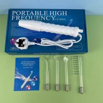 Tragbares elektrisches Hochfrequenz-Gesichtsschönheitsgerät zur Aknebehandlung, Hautstraffung und Entgiftung