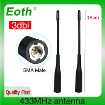 Eoth 433 MHz Antenne SMA Stecker Antenne 433 MHz Antenne gerichtete IOT wasserdichte Antennen für Walkie Talkie Wireless