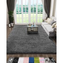 VIKAMA Modern Simple Tie-Dyed Plush Carpet Bedroom Living Room Interior Floor Mat Home Decoration Children's Room Soft Carpet
