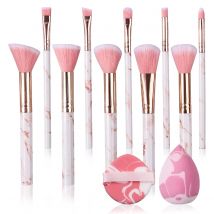 12-teiliges Set Make-up-Pinsel-Werkzeugset Kosmetikpuder Lidschatten Foundation Blush Blending Beauty Maquiagem Beauty Kit