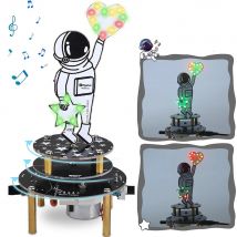 DIY-Astronauten-Set, Lötprojekte, Übungsset mit drei Musiknissen, langsam blinkendes LED-Licht, rotierendes praktisches Kit, STEM-Bildung