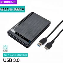 2,5-Zoll-HDD-Gehäuse SATA zu USB 3.0 Externes Festplattengehäuse 6 Gbit/s Geschwindigkeit SATA SSD HDD-Gehäuse für Laptop-PC-Zubehör