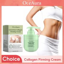 Kollagenstraffende Körpercreme, straffende Oberschenkel-Gesäßbrust, verbessert schlaffe, revitalisierende, weichmachende Hautstraffung, strafft die Lotion