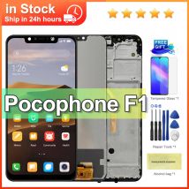 Pantalla Lcd Poco F1 de 6,18 pulgadas, montaje de digitalizador con pantalla táctil para Xiaomi Pocophone F1