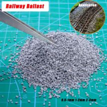 50G Miniatur Eisenbahn Vorschaltgerät 0,5mm-3mm Eisenbahn Track Stein Spielzeug für Maßstab HO N OO Diy Modellbau/Diorama/Gartendekoration