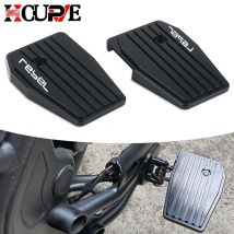 Motorrad Zubehör Billet Breite Fußrasten Pedale Fußstütze Fußrasten Fit Für CMX 500 Rebel CMX 500 300 Rebel 500 2017-2023