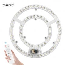 Luci di pannello a LED Plafoniere Pannello a LED Telecomando dimmerabile Modulo rotondo Pannello di ricambio Lampada a LED 60W 72W 80W 100W