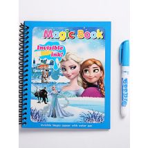 Disney Frozen Reusable Magic Water Drawing Coloring Book Kids Spiderman Mickey Elsa Princess DIY Magical Watercolor Paint