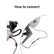 For Bambu Lab A1/A1 mini AMS Extension Cable AMS Lite 1M 4-pin With Magnetic Ring for Bambu A1 A1 mini 3d Printers