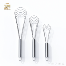 Vimaco®Flach besen Edelstahl 8 "10" 12 "Ei Utensilien für die Küche Backen Prepworks