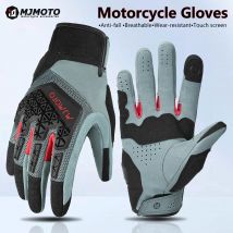 Classic Non-slip Motocross Motorcycle Gloves Touch Screen Compatible Moto Biker Gloves 3D Anti-fall Protective Shell for Racing