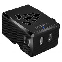 Tessan Reise adapter Universal buchse mit 3 USB und 1 Typ C tragbaren internat ionalen Stecker adapter EU/UK/USA/Aus Stecker für die Reise