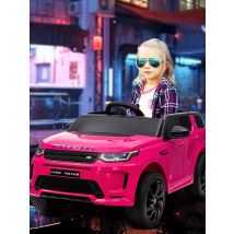 AIYAPLAY Coche Eléctrico con Licencia Land Rover Discovery Sport Negro