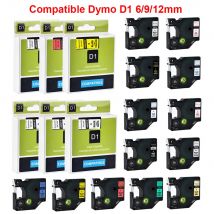 6/9/12mm Etiketten kompatibler Dymo D1 45013 45010 45018 40913 43613 Etiketten band 45022 45023 für Dymo Label manager 160 280 Etiketten hersteller
