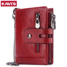 Mode Frauen Brieftasche Aus Echtem Leder Weibliche Kupplung Brieftaschen Haspe Doppel-reißverschluss Design Kurze Münzfach ID Karte Halter Geldbörse