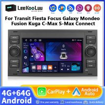 LeeKooLuu 4G Ram Android autoradio Stereo Carplay per Ford Focus 2 Mondeo S C Max Kuga Fiesta Fusion Multimedia lettore Video GPS
