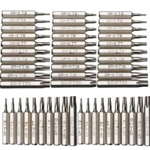 50-10 Stück 4 mm CR-V Torx-Schraubendreher-Bits-Set T3 T4 T5 T7 T8 T9 T10 T15 T20 Chargenkopf Mobile Reparatur Pflaumenblüten Reparaturwerkzeug