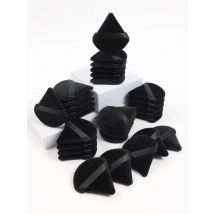 Schwarz Dreieck Puderquaste Gesichts Make-Up Schwamm Weiche Samt Kosmetik Puff Mixer Schönheit Foundation Make-Up Schwamm Make-Up Zugang