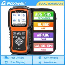 FOXWELL NT630 Plus OBD2 Scanner automobilistico ABS spurgo SRS SAS lettore di codici di ripristino olio strumento diagnostico per auto OBD2 bidirezionale