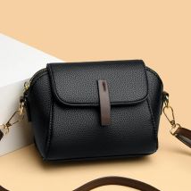 Echtes Leder Frauen Umhängetasche Schulter Taschen Luxus Einfarbig Kuh Leder Handtasche Elegante Weibliche Messenger Tasche