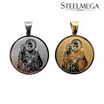 STEELMEGA Edelstahl-Anhänger der Medaille von Saint Joseph