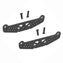 Stoßdämpferhalterung aus Kohlefaserplatten mit universeller verstärkter Härte vor und nach für Tamiya 1/10 TT01