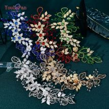 Top queen Legierung Blume Hochzeit Kopf bedeckung Hochzeit Haarband Kristall Kopf bedeckungen für Braut Stirnbänder Braut Tiara und Krone HP282