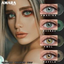 AMARA Natural Color Contact Lenses for Eyes Brail Girl Soft Contact Lenses Pupils Beauty Cosmetic Colored Lens Eyes Makeup