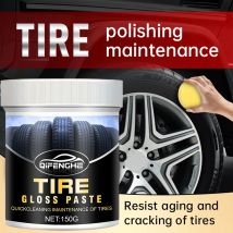 Autoreifen-Glanzwachs, Reifen-Überholungswachs, Erneuerung von Kunststoffteilen, Glanzwachs für den Innenbereich, der perfekte Glanz |   Langanhaltender Schutz