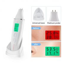 LCD Digital Skin Tester Haut feuchtigkeit & Öl Test Meter Haut analysator Fluoreszenz mittel Detektor für Stirn Wange Hautpflege