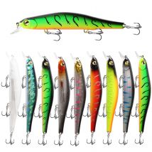 1Pcs Schwimmende Minnow Angeln Lockt Wobbler 12,5 cm 17,5g Crankbait Künstliche Kunststoff Harten Köder Bass Pike Jerkbait pesca Tackle
