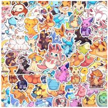 10/30/50/100pcs Kawaii Pokemon Anime Cartoon Adesivi Carino Estetica Decalcomanie Del Computer Portatile Del Telefono Auto Valigia Decorazione Adesivo Giocattolo Del Capretto