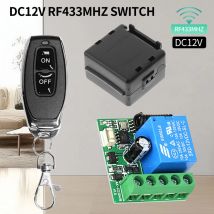 DC 12V Fernbedienung Smart Switch Universal RF 433MHz Tor Garage Tür Led Beleuchtung Fragen Code Relais empfänger Mini Modul 10A