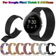 Milanese Loop Armband für Google Pixel Watch 3 41 mm 45 mm Watch3 Magnetarmband Armband Armband Edelstahl Metallband