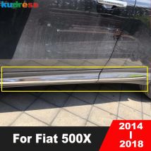 Porta laterale Carrozzeria Trim Per Fiat 500X 2014 2015 2016 2017 2018 Porta Cromata Streamer Pannello Stampaggio Contorno Striscia Accessori Auto