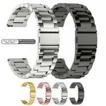 Cinturino per orologio in acciaio 18mm 20mm 22mm cinturino Fitbit cinturino/orologio in acciaio cinturino in metallo sostituzione a sgancio rapido per Samsung Fossi