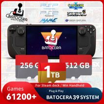 Neueste Batocera 39 System Game TF-Karte für Steam Deck/Windows PC/MAC/Win 600 Handheld mit 61200+ Spielen für PS2/PS1/PSP/MAME usw