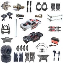 MJX Hyper Go 10208 1/10 RC cars RC trucks Original spare parts Bumper/servos wheels/CVD drive shaft/Hydraulic Shock Absorber