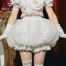 Japanese Style Sweet Super Fairy Princess Violent A Pumpkin Pants Cute Girl Lady Versatile Elegant Base Crinoline