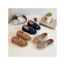 Children Leather Shoes for Boys 2025 Spring Autumn New Fashion British Style Soft Sole Anti-slippery Versatile Performance Shoes