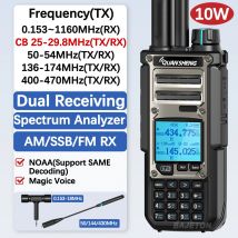 Quansheng TK11 8 Walkie Talkie 10W Doppia ricezione PTT AM SSB 27MHz CB CW LSB LW MW SW Tipo-C NOAA per UV-K5 8 Ham Radio TK-11 5