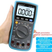 ZOYI ZT-17B+ ist ein elektrisches Multimeter, bekannt als hochpräzise Digitalanzeige, Smart-Home-Kapazitätsmessgerät und o