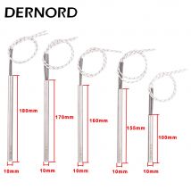 DERNORD 220v 300w Candela di Accensione Pellet 10*100mm/155mm/160mm/170mm/180m Cartuccia Stufa Accenditore Elemento Riscaldante