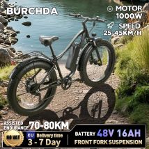 BURCHDA RX02 1000W 45KM/H 26 pollici Mountain Bicicletta Elettrica 48V16AH Batteria Al Litio Fatbike Bici Elettrica Per Adulti Moto
